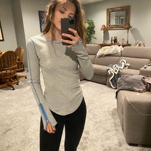 Free People waffle top